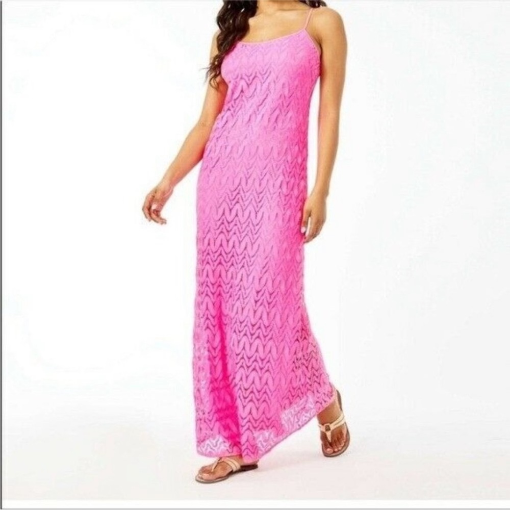 NWT Lilly Pulitzer Pink Avalon Maxi dress